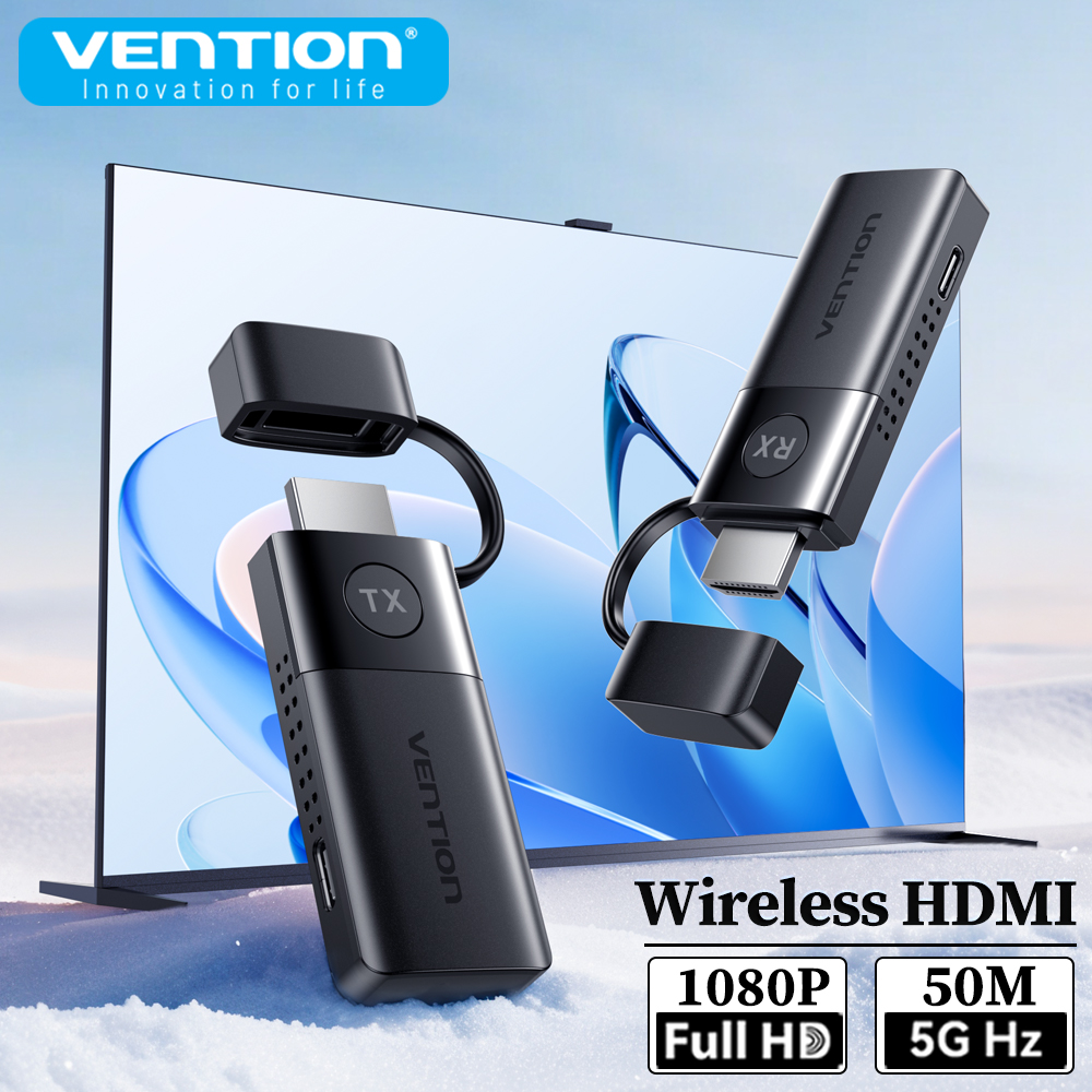 Home Cinema Wireless - Vention ワイヤレス HDMI トランスミッターとレシーバー 1080P@60Hz 5GHz