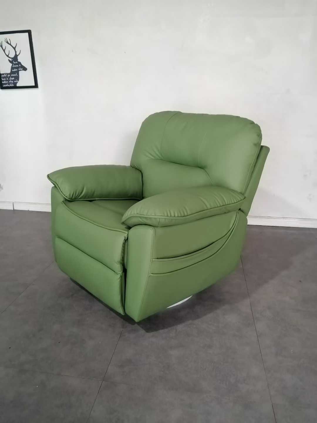 合成皮革メタルフレームモダンシネマリクライニングチェア高級電 - Home Cinema Chairs のレビューと価格