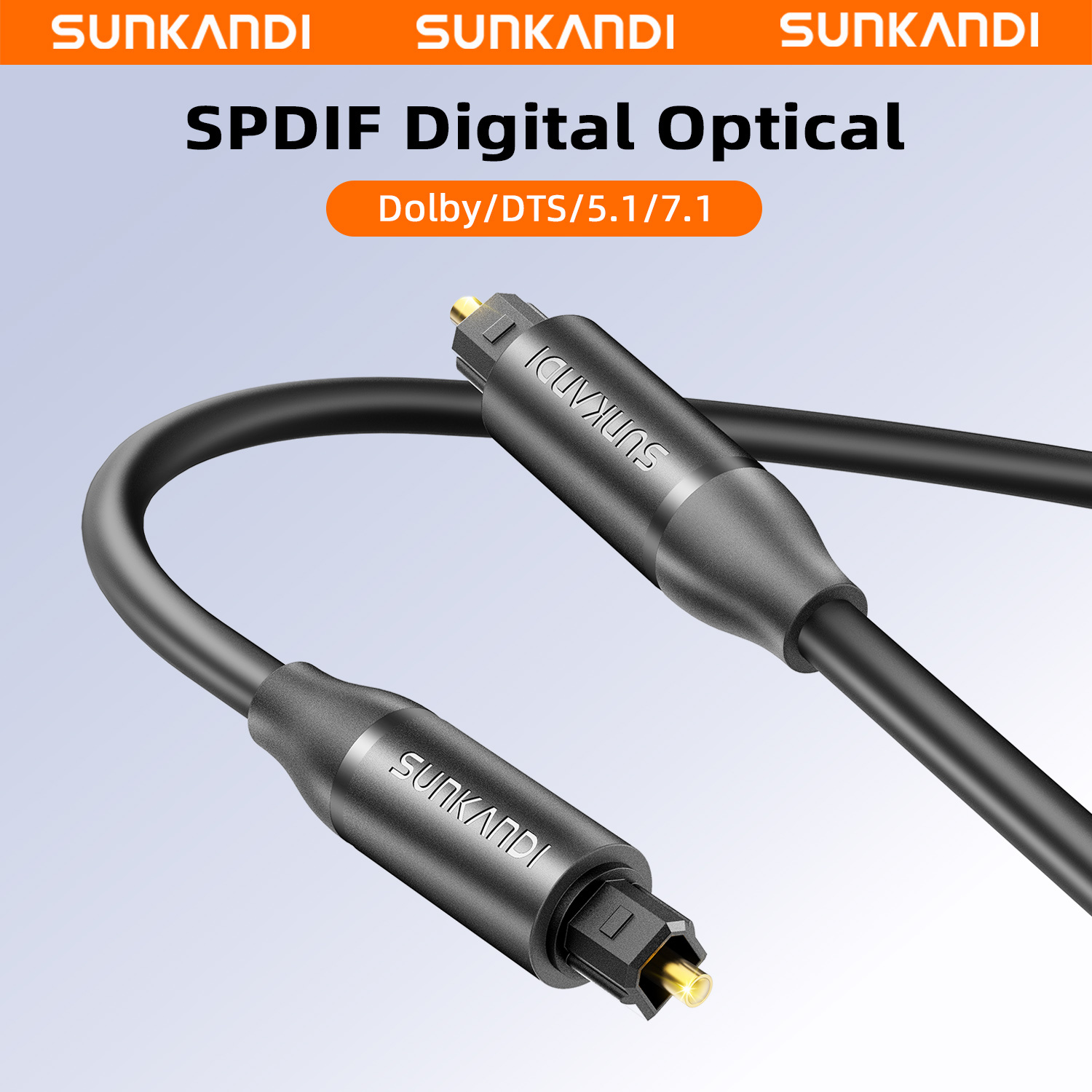 SUNKANDI 光ファイバーオーディオケーブル、Tosli - Home Cinema Tv のレビューと価格