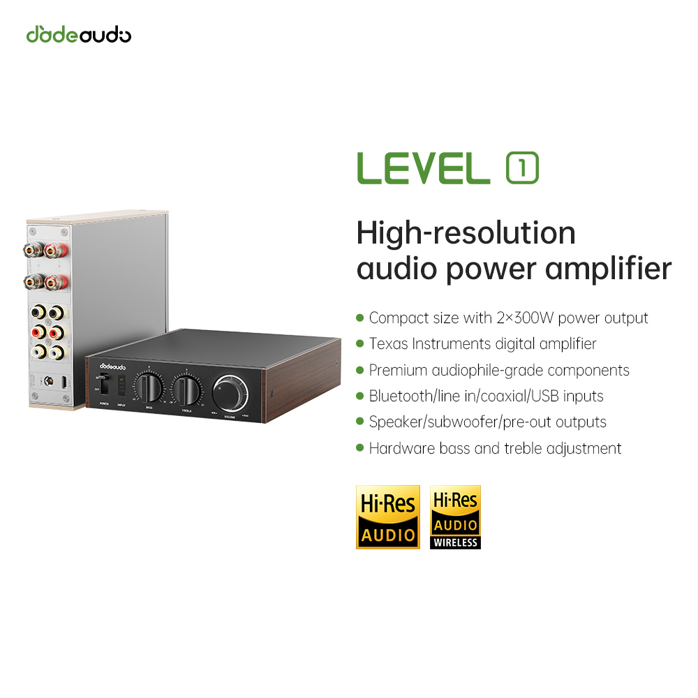 JadeAudio レベル 1 デスクトップ HiFi Bl - Audio Home Cinema のレビューと価格